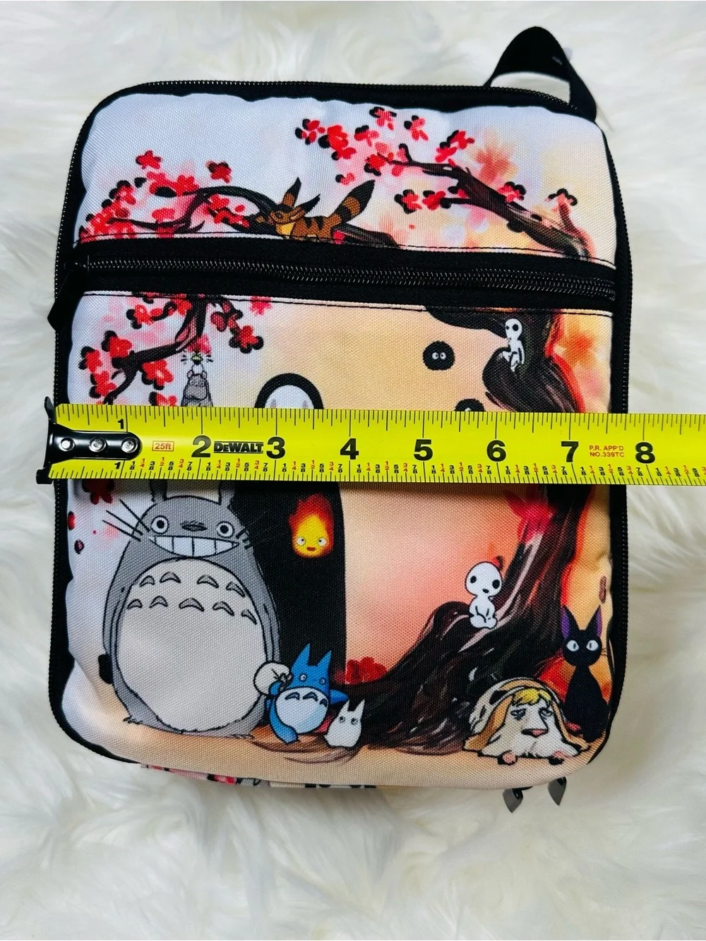 Totoro and Ghibli Friends under the Sakura Lunch Bag